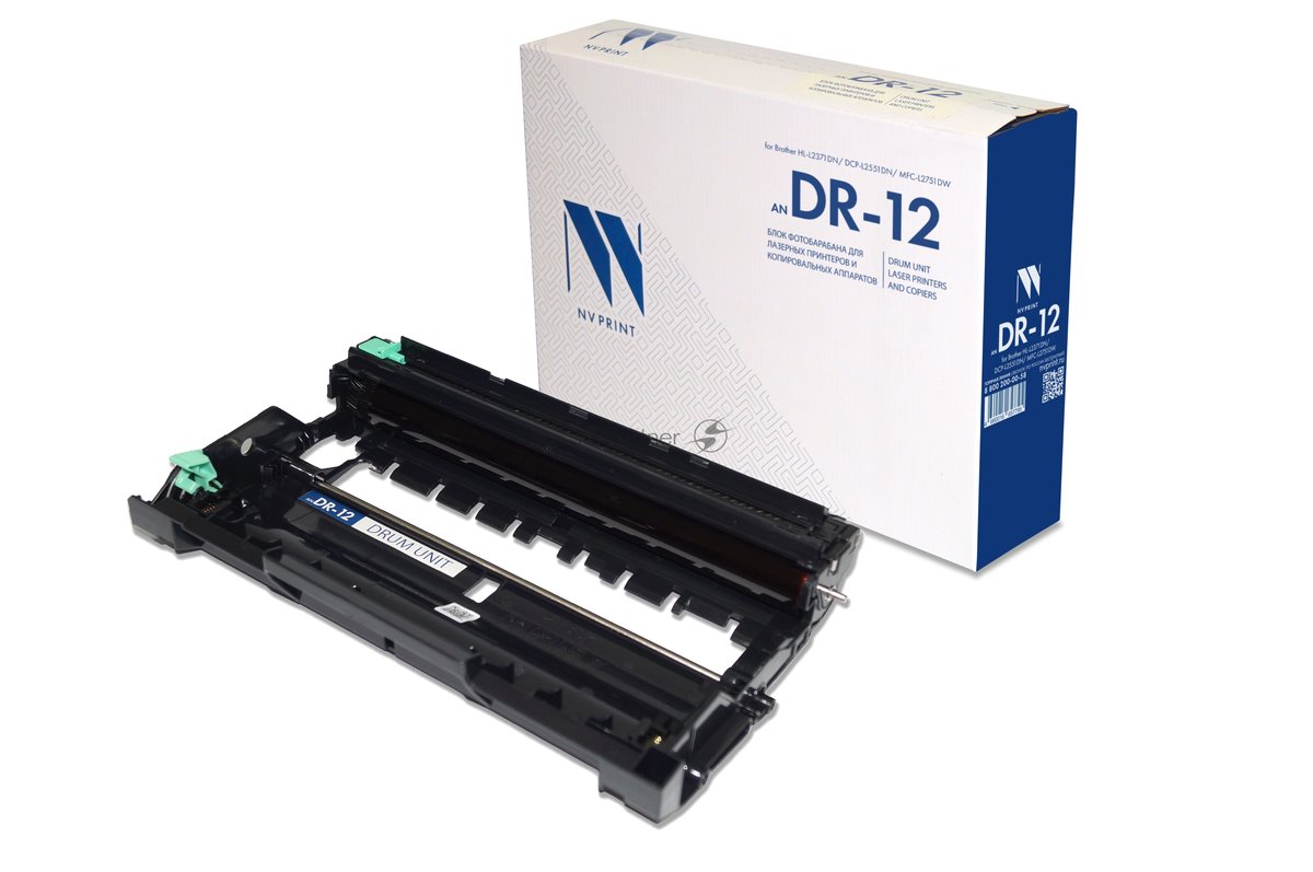 NV Print  Блок фотобарабана NVP совместимый NV-DR-12 для Brother HL-L2371DN/DCP-L2551DN/MFC-L2751DW (12000k) 