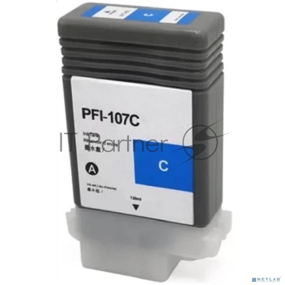 -/ Струйный картридж NV Print PFI-107C (NV-6706B001) Cyan для Canon imagePROGRAF iPF670/680/770 (130 мл) совместимый