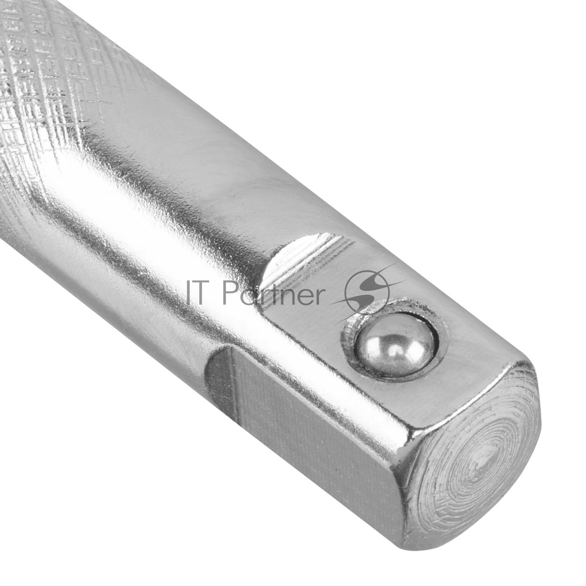 Вороток Г-образный Denzel 250x50 мм, квадрат 1/2", CrV, матовый хром