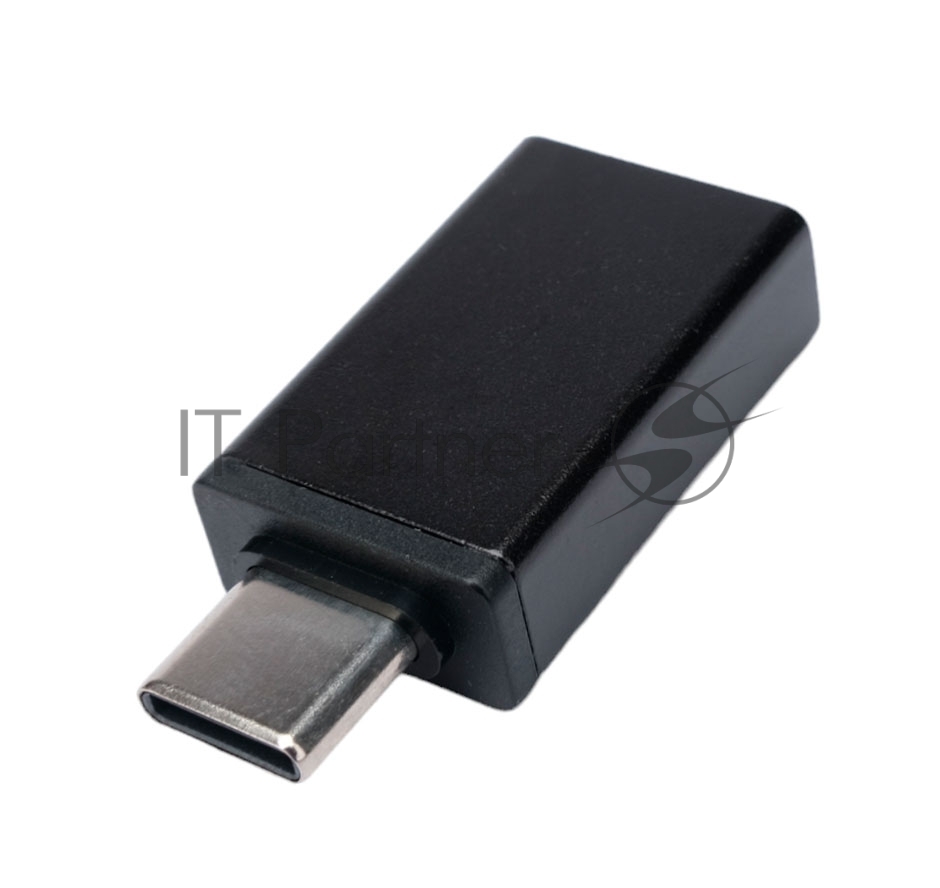Гарнизон  Переходник USB3.0 Type-C(M)/AF, с поддержкой OTG, черный, пакет (GCC-A-USB3-CMAF)