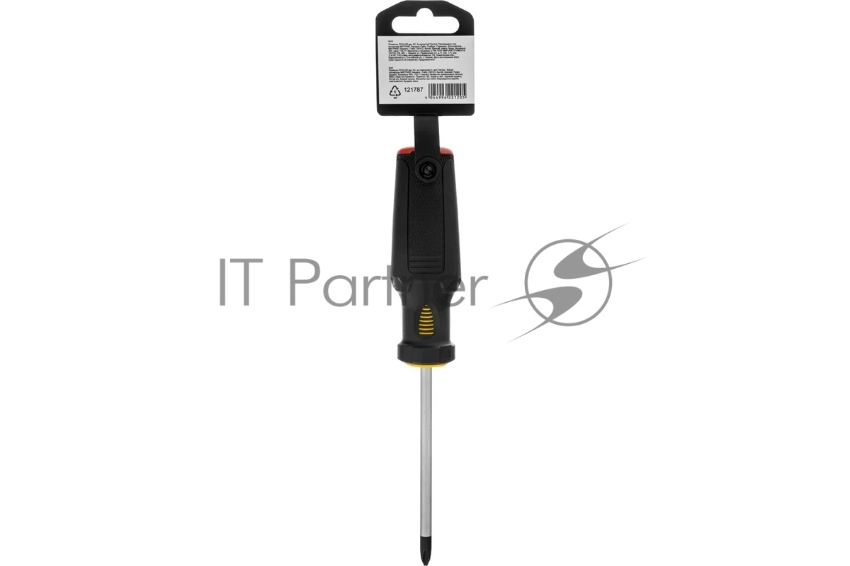 Отвертка Denzel PH2х100 мм, S2, 3к рукоятка