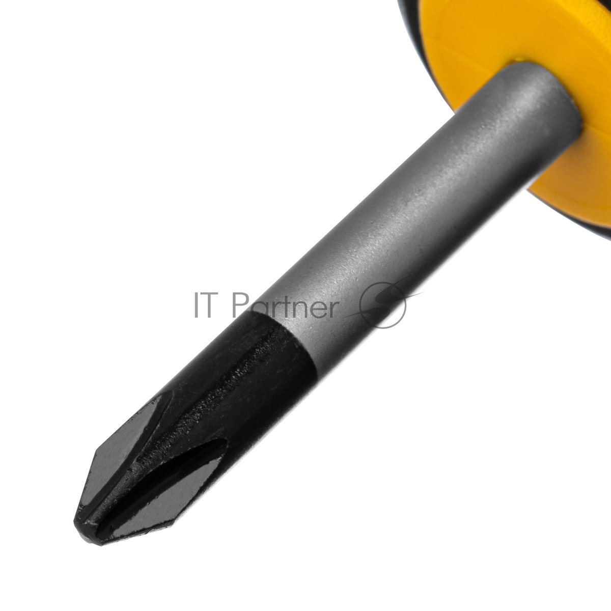 Отвертка Denzel PH2х38 мм, S2, 3к рукоятка