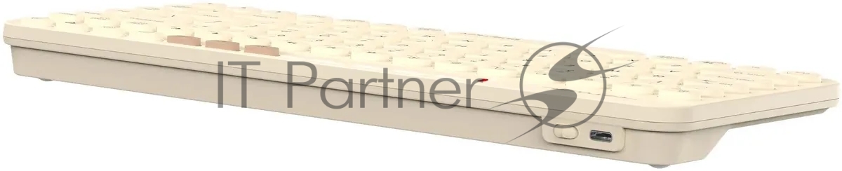 Клавиатура беспроводная A4Tech Fstyler FBK36C AS, USB, Bluetooth/Радиоканал, бежевый