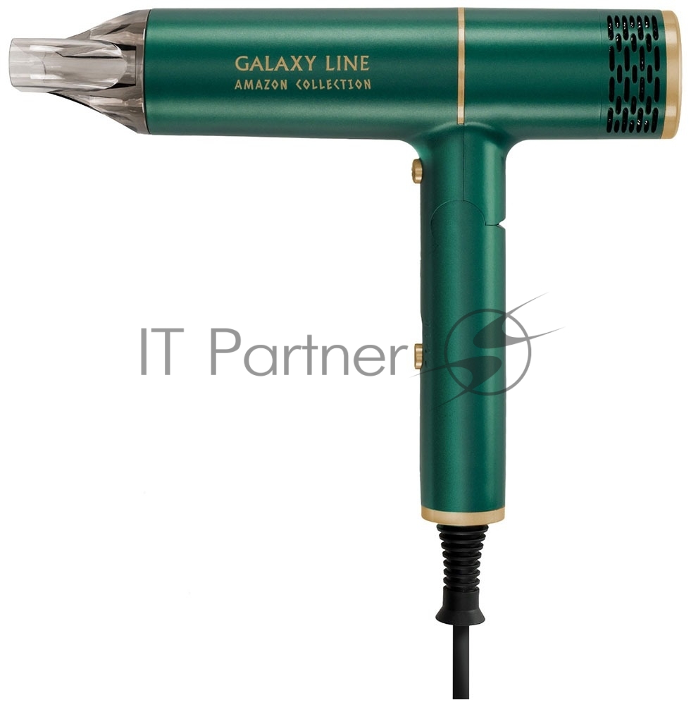 Фен для волос Galaxy Line GL 4360, амазонка, 1600Вт, зеленый