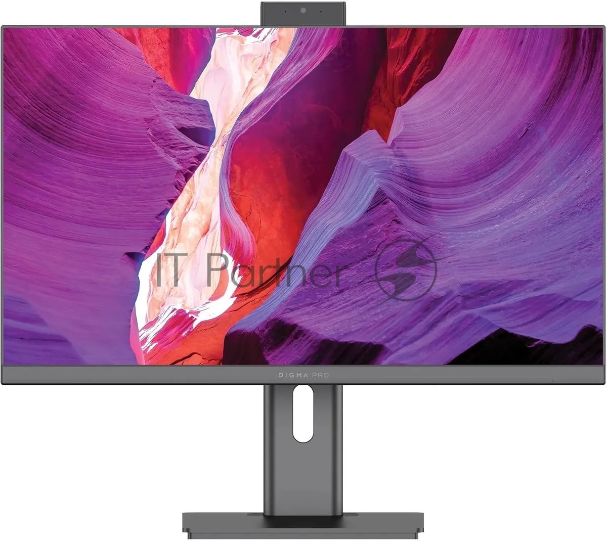 Моноблок Digma Pro Unity 23.8" Full HD i3 1215U (1.2) 8Gb SSD 256Gb UHDG CR Ubuntu GbitEth WiFi BT 90W клавиатура мышь Cam серый/черный 1920x1080