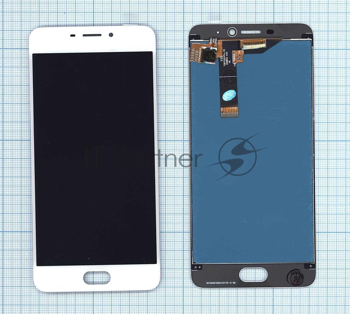 Дисплей для Meizu M6, белый