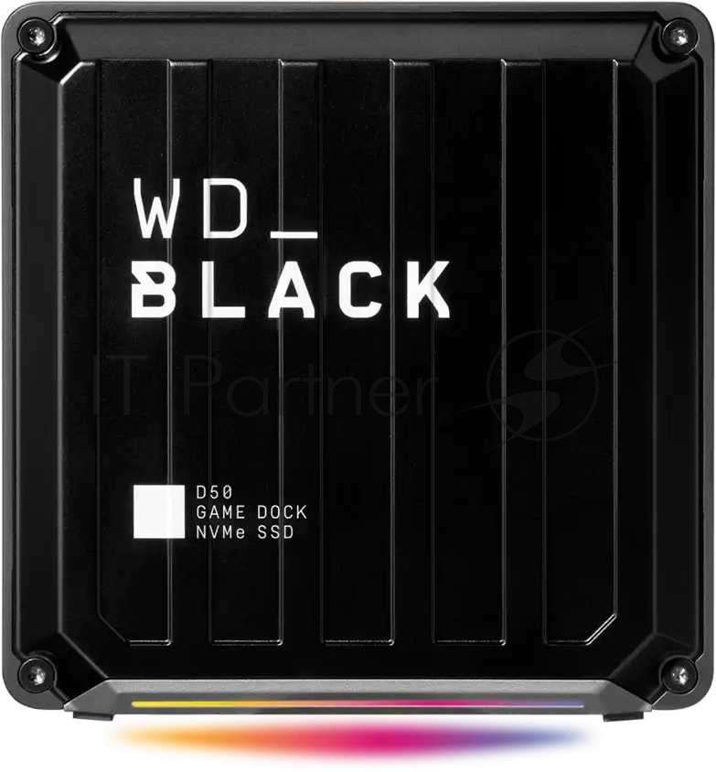 Накопитель на жестком магнитном диске WD Игровая станция WD_BLACK™ D50 Game Dock NVMe SSD WDBA3U0010BBK-EESN 1TB с подключением через Thunderbolt3