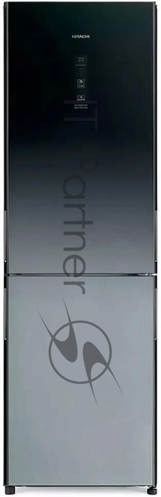Холодильник Hitachi R-BG410PUC6X XGR серый двухкамерный 215/105л морозилка снизу, No Frost