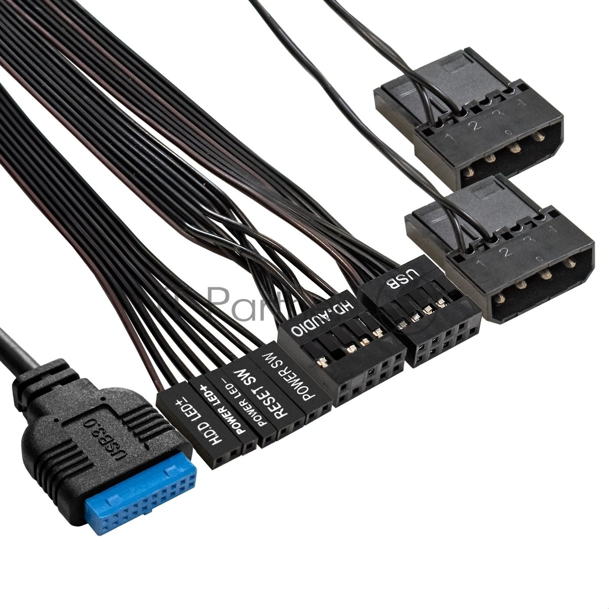 Exegate EX296979RUS Корпус Minitower ExeGate mEVO-7803 (mATX, без БП, 2*USB+1*USB3.0, HD аудио, черный, 2 вент. 12см с RGB подсветкой)