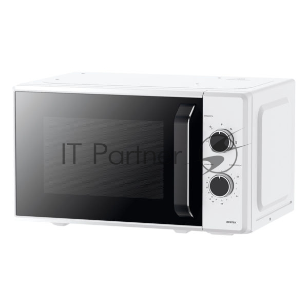 Микроволновая печь Centek CT-1550 белый, 20 л, 700 Вт, переключатели - поворотный механизм