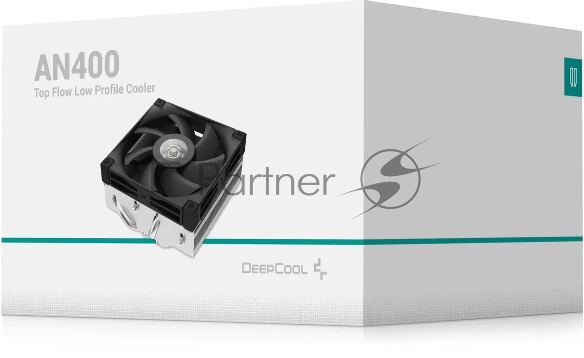Кулер для процессора DEEPCOOL AN400, 92 мм, алюминий/медь, 2950 об/мин, 23.2 дБ, 4 pin, 150 Вт, 52.5 мм