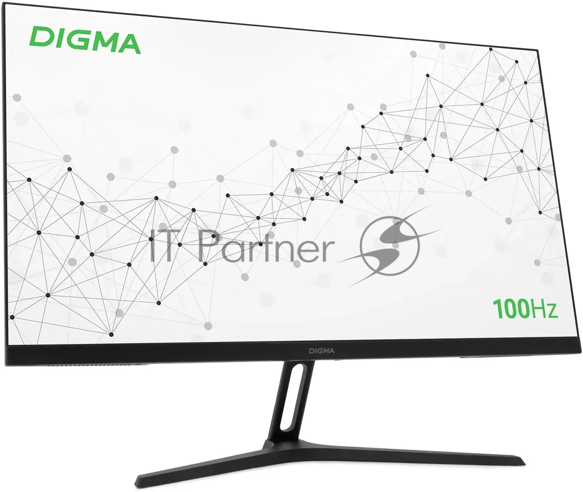 Монитор 27" Digma Progress 27P301F IPS 1920x550, 100 Гц, 5 мс, 16:9, 300 кд/м², 1xHDMI, 1xVGA, 2x2 Вт, черный