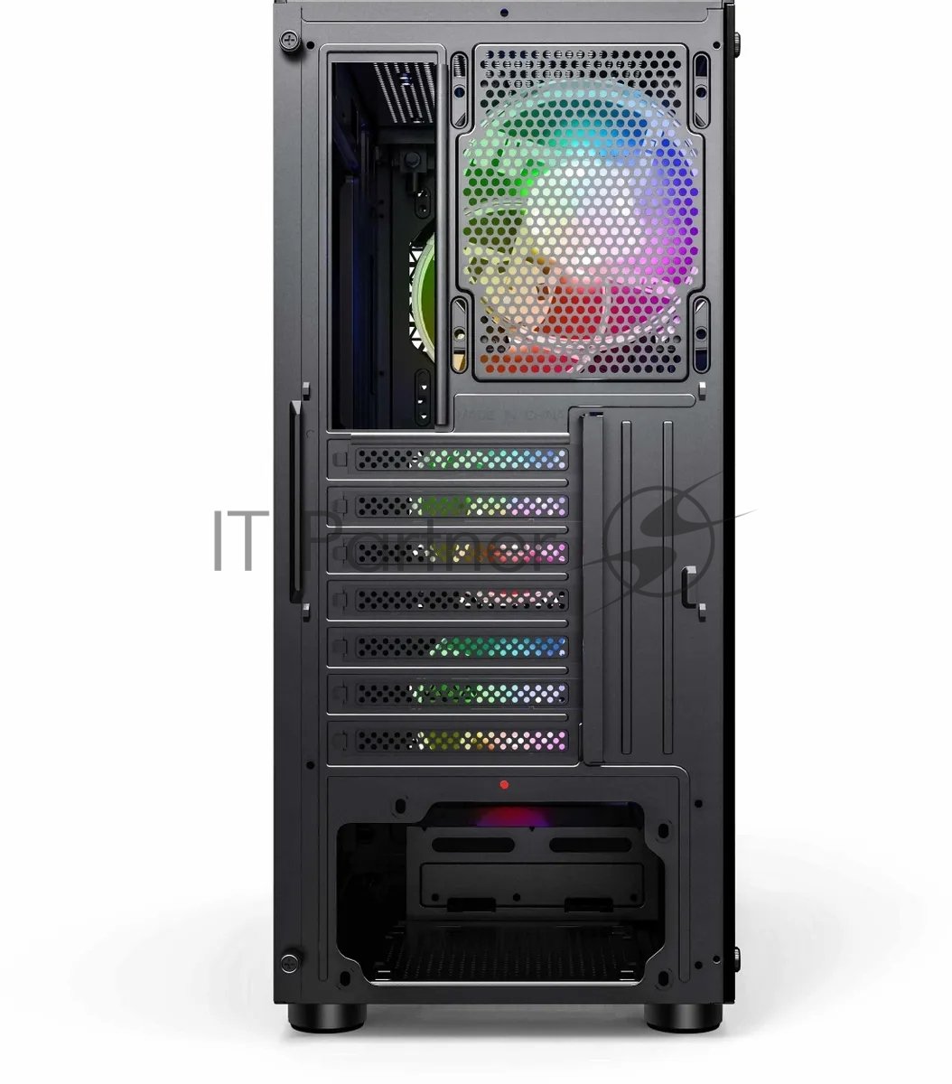 Компьютерный корпус Accord 3338 черный без БП ATX 1xUSB2.0 1xUSB3.0 1xUSB3.1 audio bott PSU
