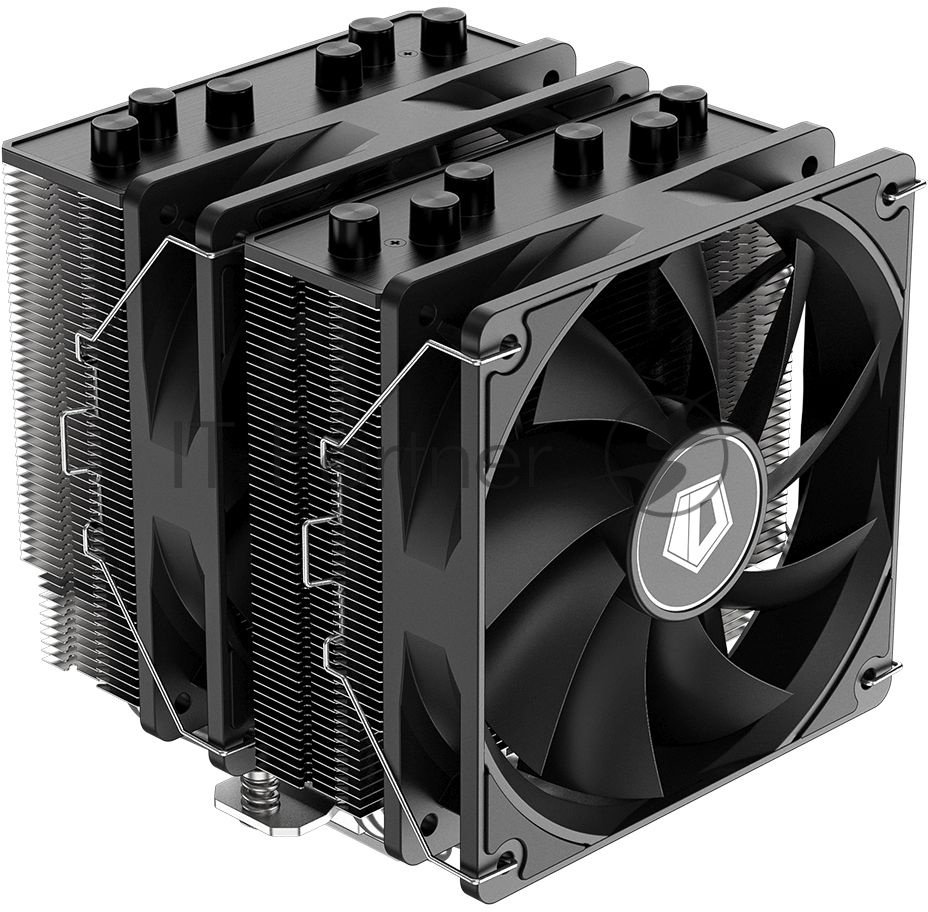 Кулер ID-COOLING SE-206-XT черный 120мм алюминий/медь 1800rpm 35db 4-pin 250W 156мм