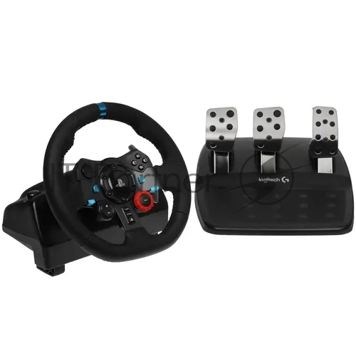 Руль LOGITECH G29 игровой (USB, для PS и PC, педали, виброотдача, 941-000113/941-000112/941-000142)