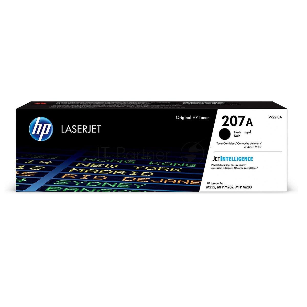 Картридж лазерный Colouring CG-W2210A (№207A) для принтеров HP Color LaserJet Pro M255dw/M282nw/M283fdn/M283fdw черный без чипа 1350 копий