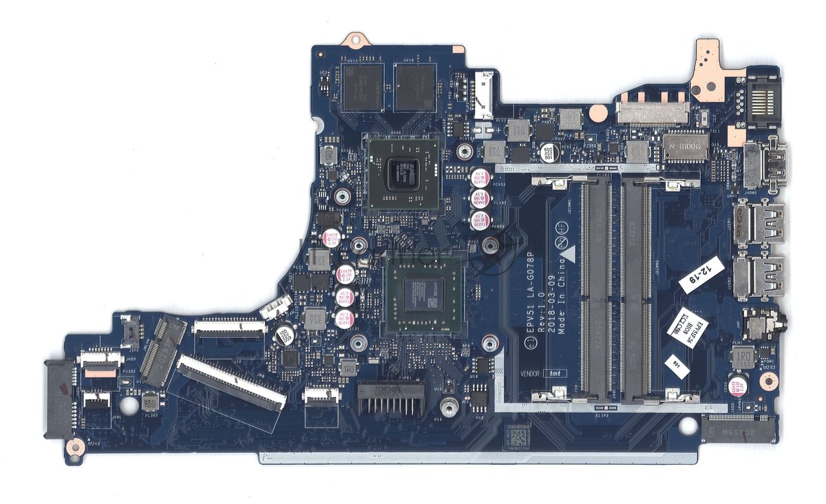Материнская плата LA-G078P HP 255 G7 15T-DB 15-DB 15-DA 530 2Gb A9-9425