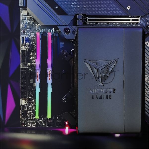 Оперативная память Patriot Viper Venom, DDR5, 32Gb (2x16Gb), 6000MHz, CL30, DIMM, с радиаторами, RGb, черный