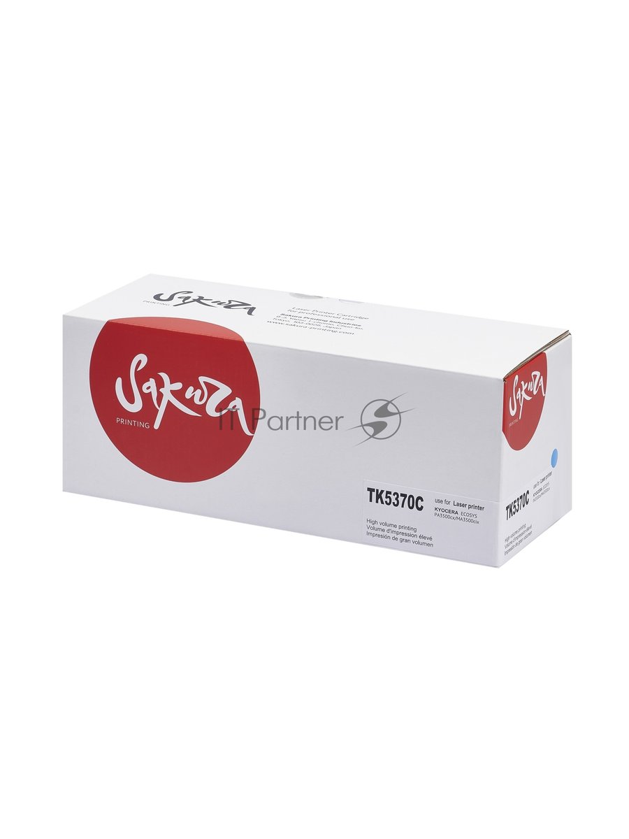 Картридж Sakura TK5370C для Kyocera ECOSYS PA3500cx/ECOSYS MA3500cix/ECOSYS MA3500cifx, голубой, 5000к.