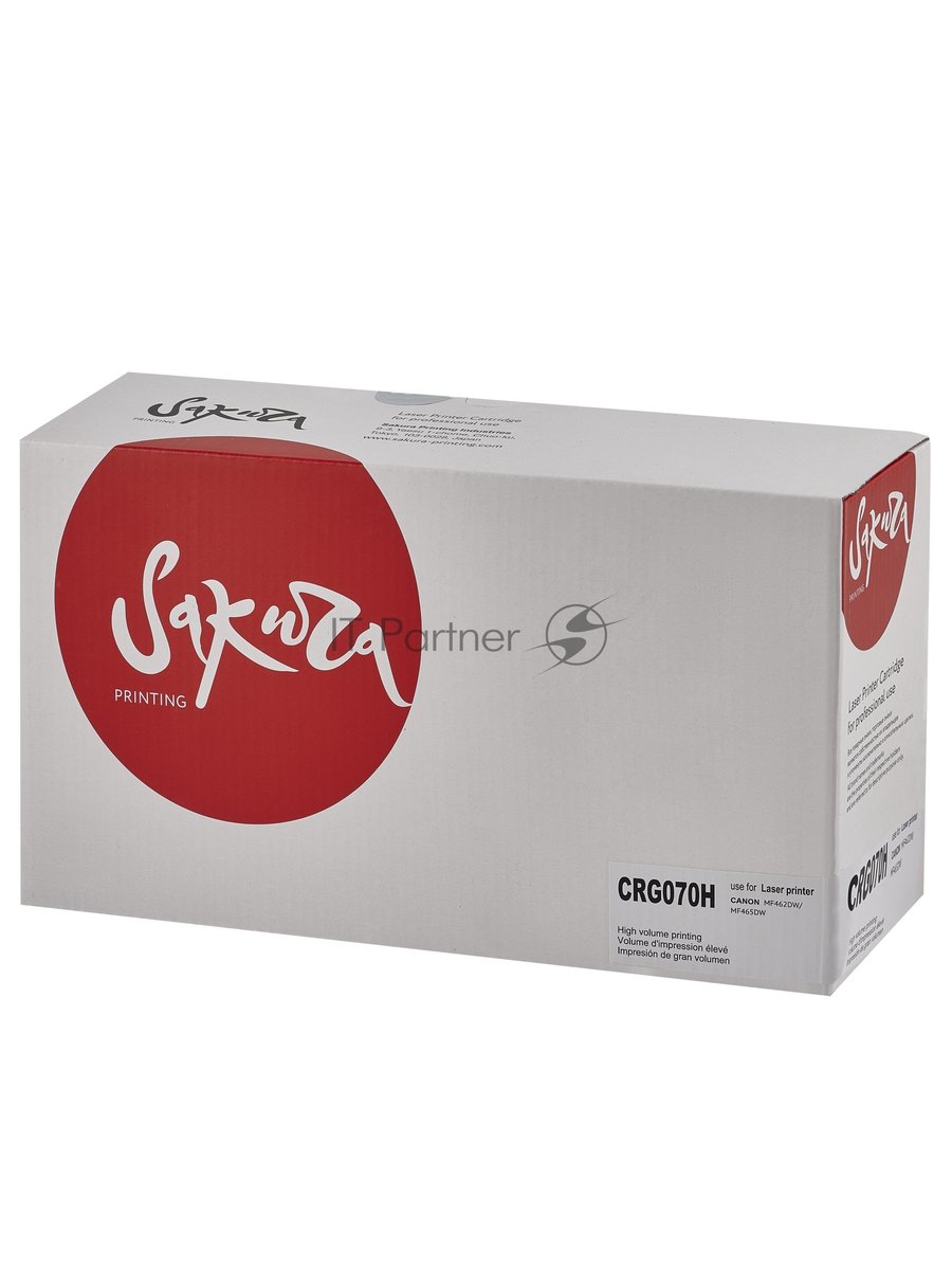 Картридж лазерный Sakura 070H-ECO (5640C002) для Canon i-SENSYS LBP243dw, LBP246dw, MF461dw, MF463dw, MF465dw, черный, 10200 к. (чип без счетчика копий)