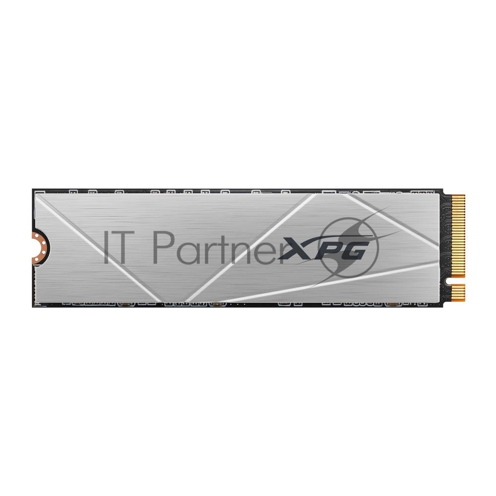 Накопитель SSD ADATA XPG GAMMIX S60, 2Tb, PCIe 4.0 x4, M.2 2280, NVMe, R/W 5000/4200, с радиатором