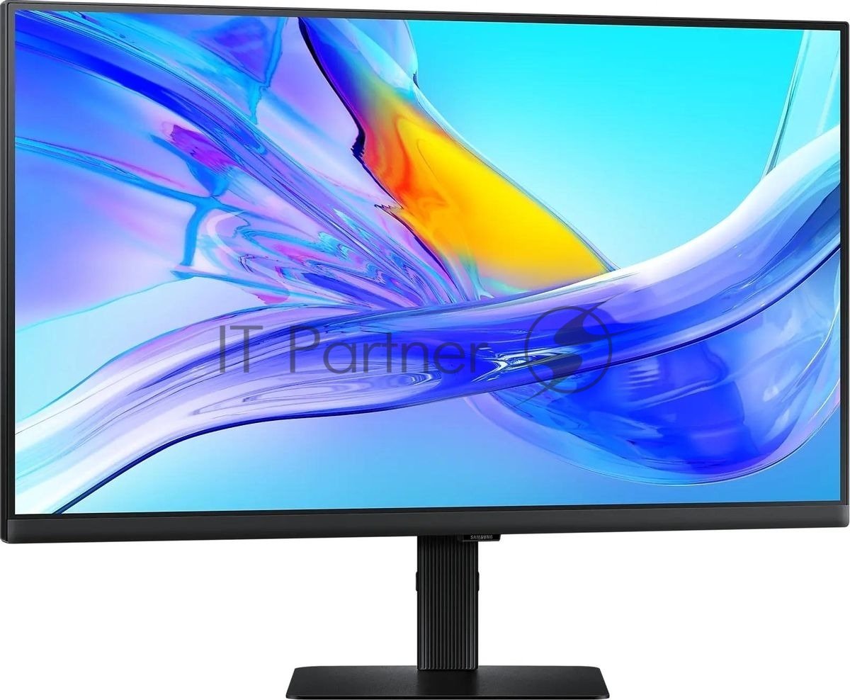 Монитор 27" Samsung ViewFinity S8 S80UD LS27D804UAIXCI IPS 3840x2160, 60 Гц, 5 мс, 16:9, 350 кд/м², 1xHDMI, 1xDP, 1xUSB-C, 3xUSB-A 3.2 Gen 1, 1x3.5 мм, черный