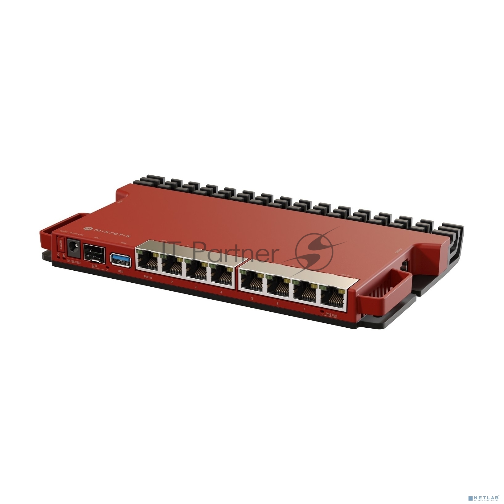 Маршрутизатор MikroTik L009UiGS-RM, 8×1/2.5 Гбит/с + 1×2.5 Гбит/с SFP, управляемый