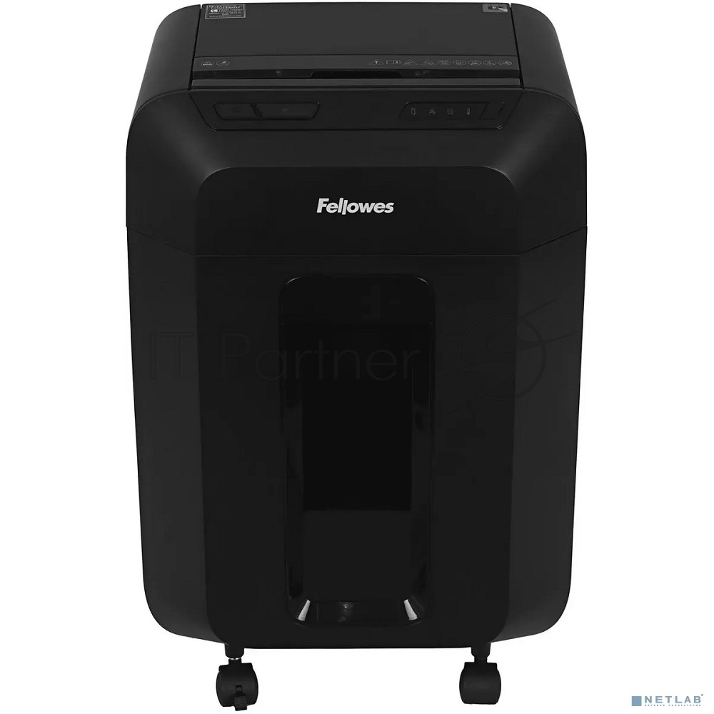 Шредер Fellowes AutoMax 80M FS-46215, минирезка, DIN P-4, 4х12 мм, автоподача 80 лст., 17 лтр., автореверс, уничт.: скобы, скрепки, пл. карты