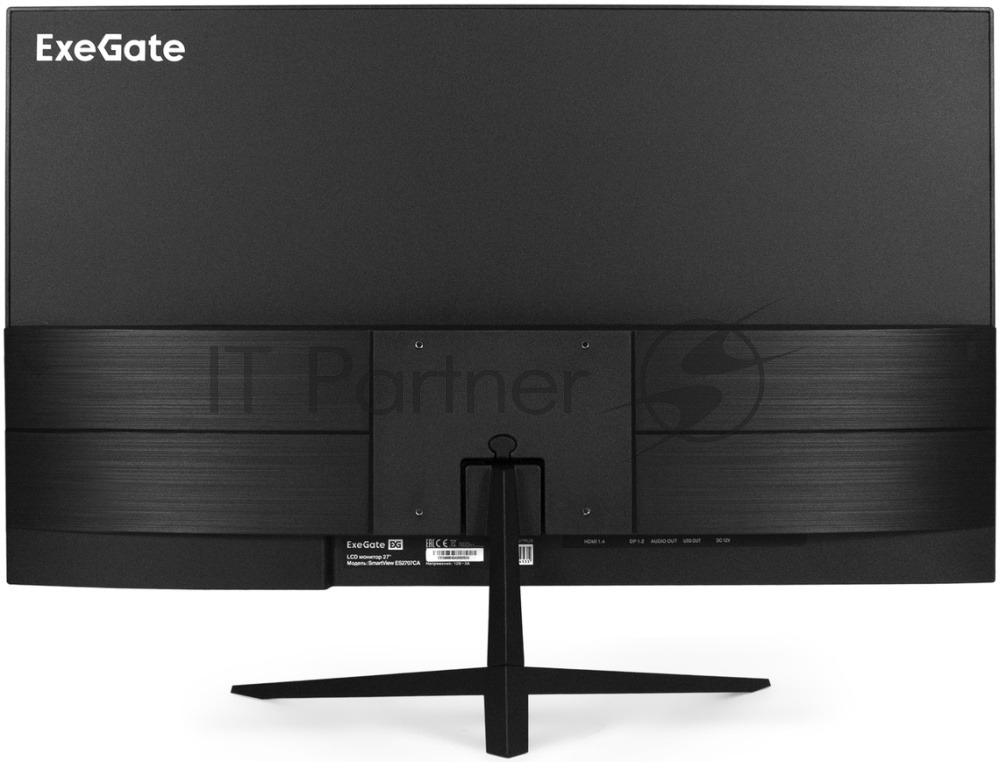 LCD ExeGate 27" ES2707CA SmartView {IPS 2560x1440 75Hz 1ms 16:9 300cd 1000:1 178/178 HDMI DisplayPort USB VESA} [EX297307RUS]