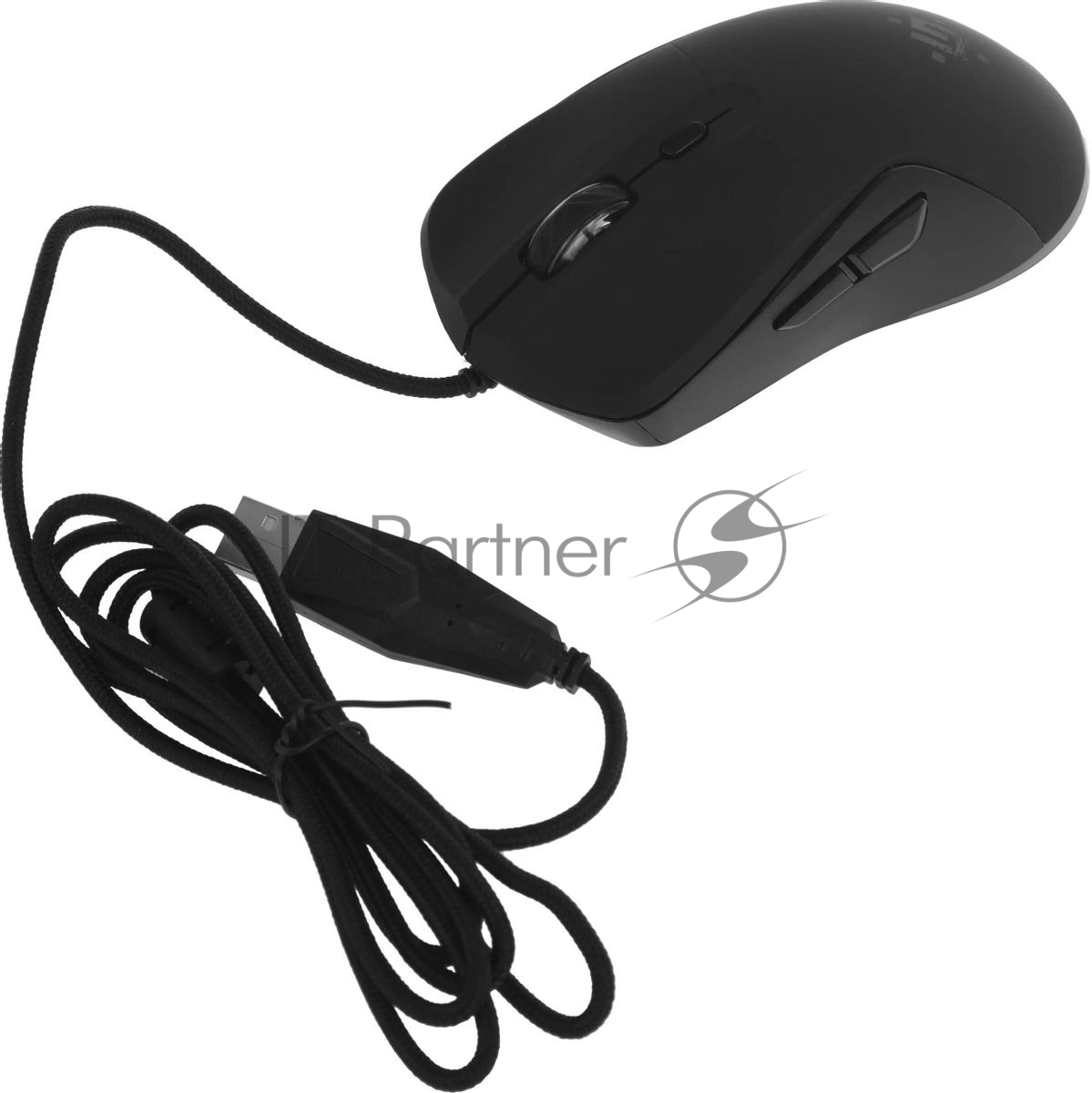 Мышь проводная Defender Arga GM-049 черный, 3600 dpi, USB, кнопки - 6