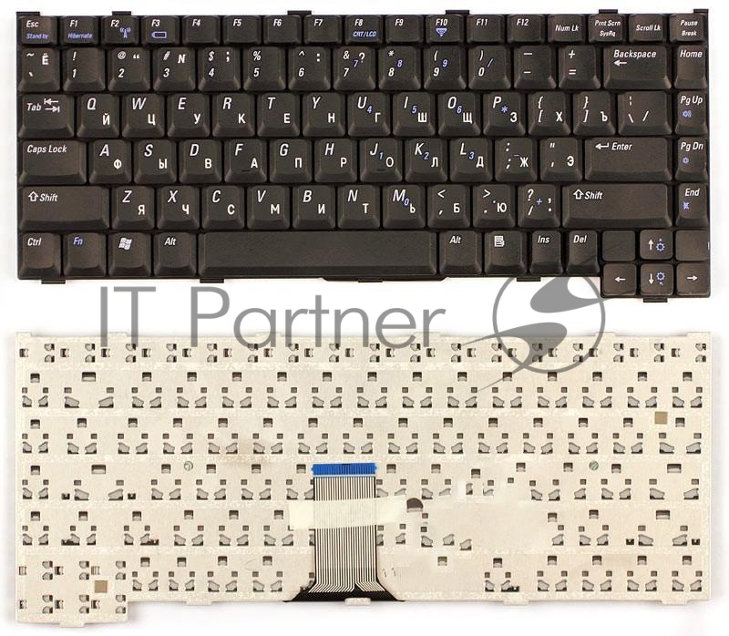 Клавиатура для ноутбука Dell Inspiron 1200 2200 Latitude 110L PP10S черная
