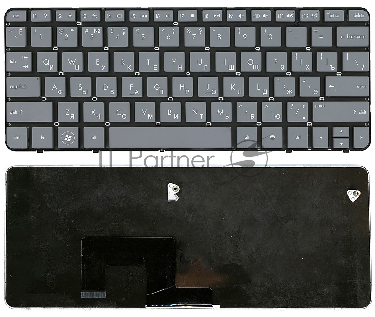 Клавиатура для ноутбука HP Mini 100E темно-серая
