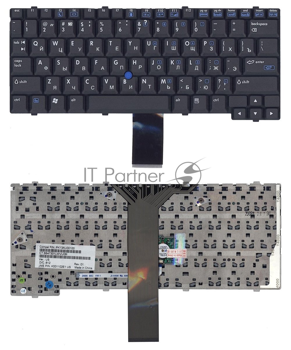 Клавиатура для ноутбука HP Compaq NC4000 NC4010 черная
