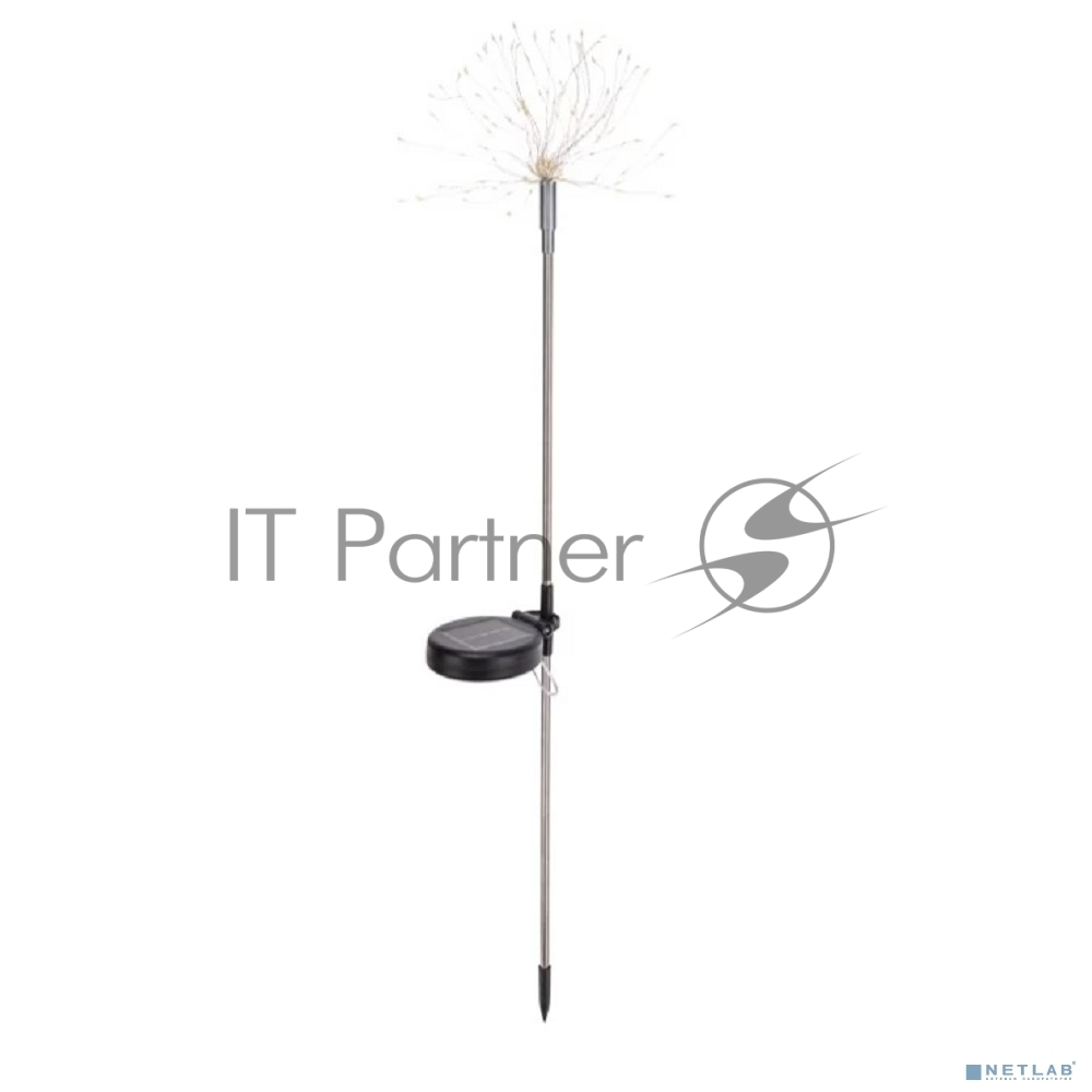 Rexant 602-2435 Светильник грунтовый Салют, 3000К, встроенный аккумулятор, солнечная панель 