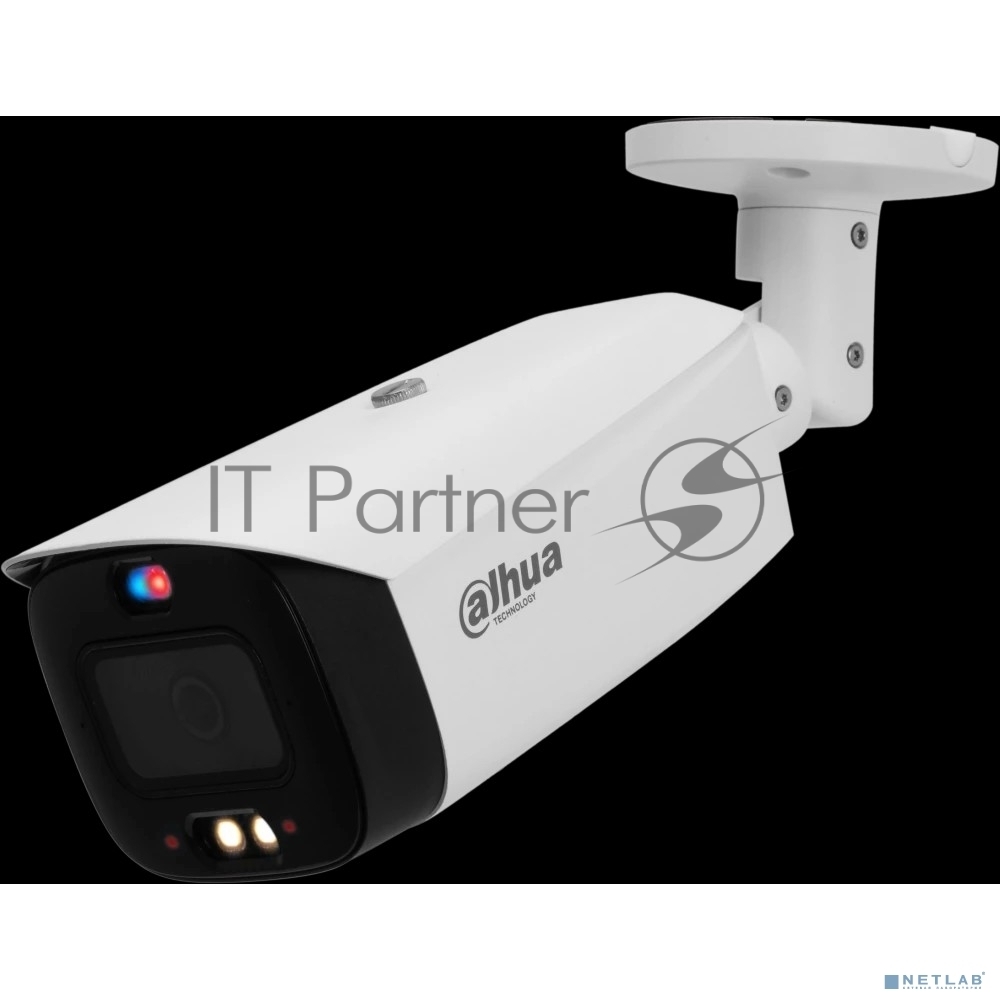 Уличная цилиндрическая IP-видеокамера TiOC Dahua DH-IPC-HFW3849T1P-AS-PV-0360B-S5 с ИИ и активным сдерживанием 8Мп, 1/2.7” CMOS, объектив 3.6мм, видеоаналитика, ИК 30м, LED 30м, IP67