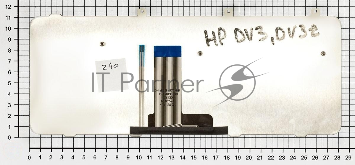 Клавиатура для ноутбука HP Pavilion DV3-1000 DV3z-1000 бронза с подсветкой