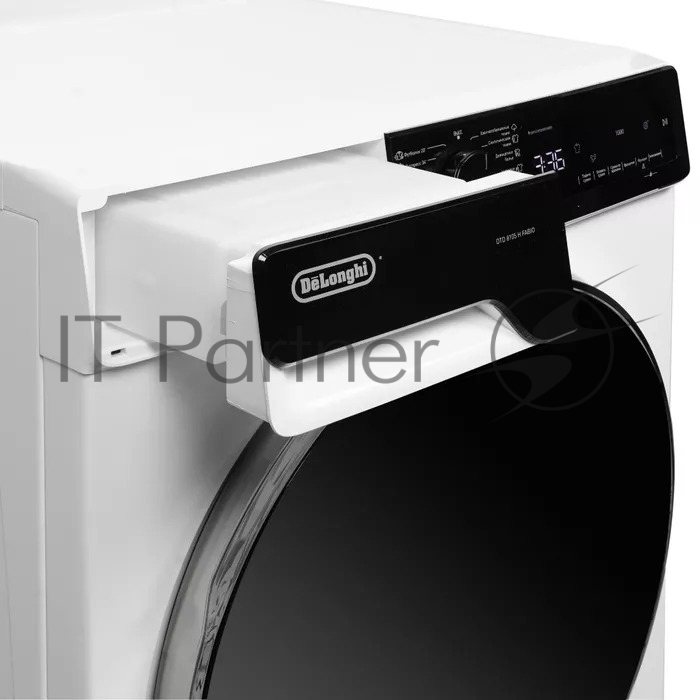 Сушильная машина Delonghi DTD 8105 Н FABIO белый, 8 кг, сушка - конденсационная, программ - 15, 59.6 x 84.5 x 56.5 см