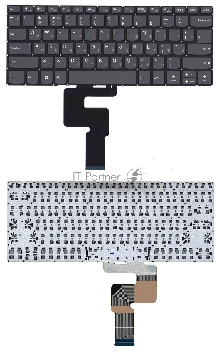 Клавиатура для ноутбука Lenovo Yoga 520-14IKB 720-15IKB, черная
