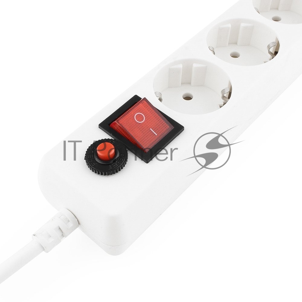 Гарнизон Сетевой фильтр ECL-6-W-3 6р, 10А, 3м, ур.защиты 4, белый, пакет (22428)