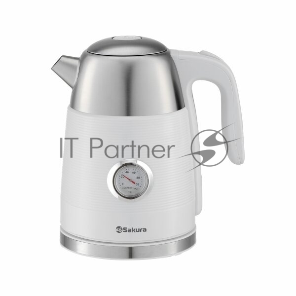 Чайник электрический Sakura SA-2178W Premium белый, 1.7 л, 2200 Вт