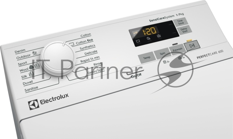 Стиральная машина Electrolux EW6TN5061F белый, загрузка вертикальная 6 кг, 1000 об/мин., класс: D