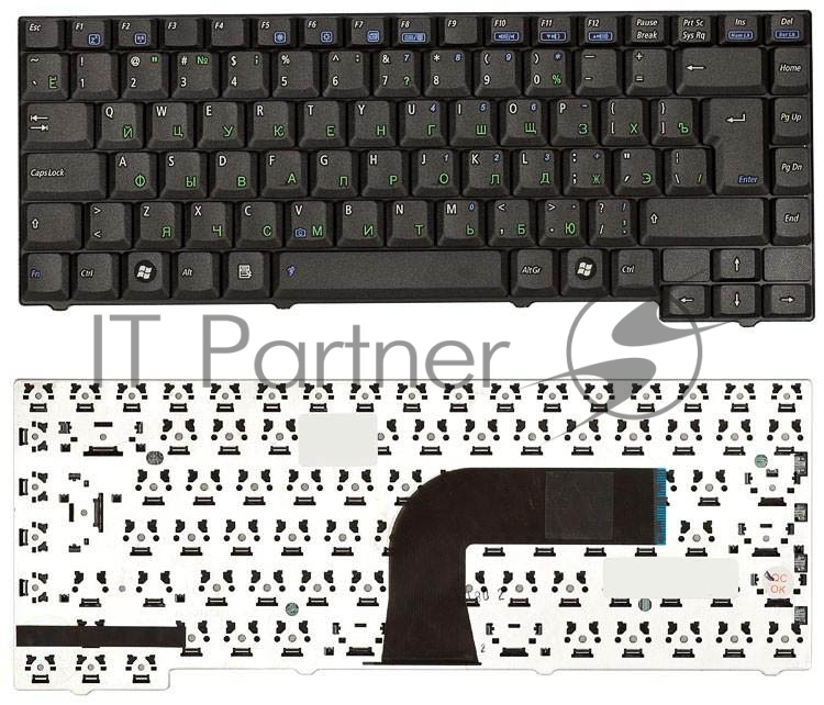 Клавиатура для ноутбука Asus A3A A3E A3H A3V черная
