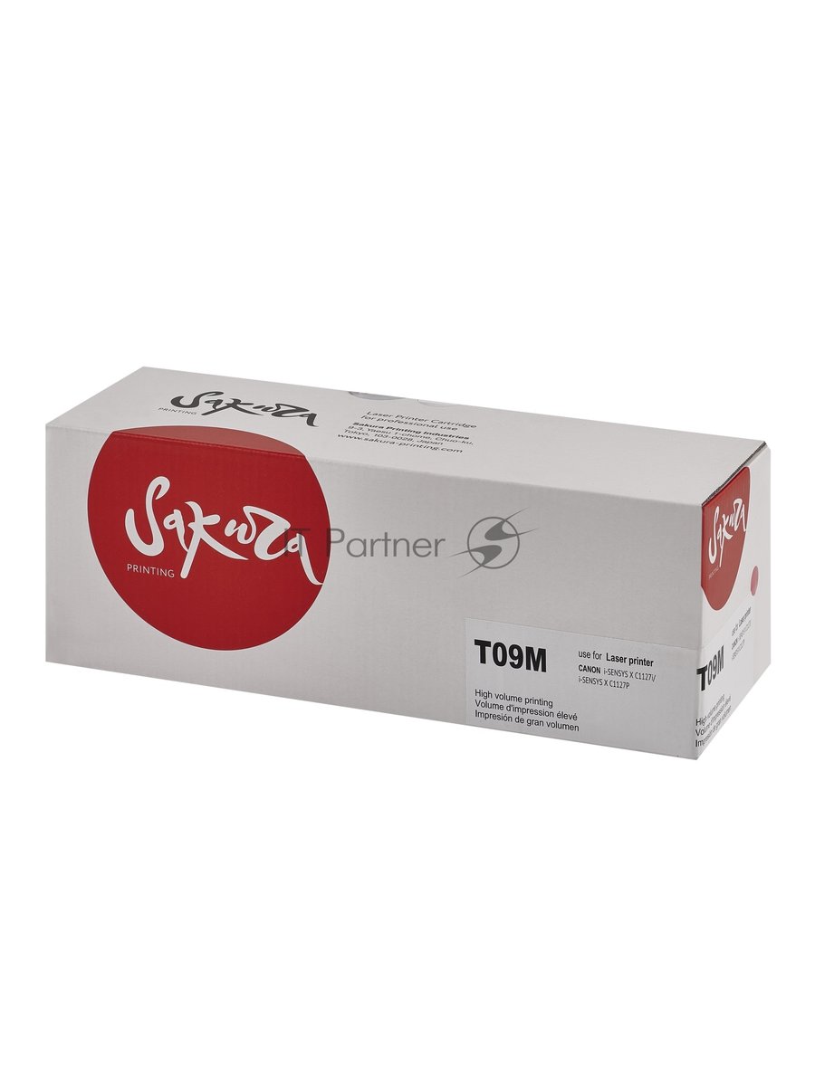 Картридж Sakura T09M (3018C006) для Canon, пурпурный, 5900 к.
