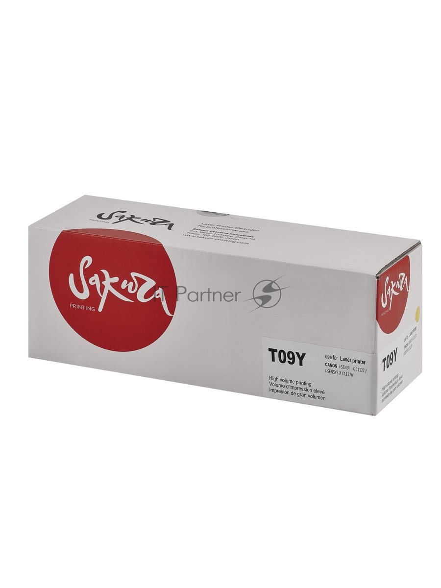 Картридж Sakura T09Y (3017C006) для Canon, желтый, 5900 к.