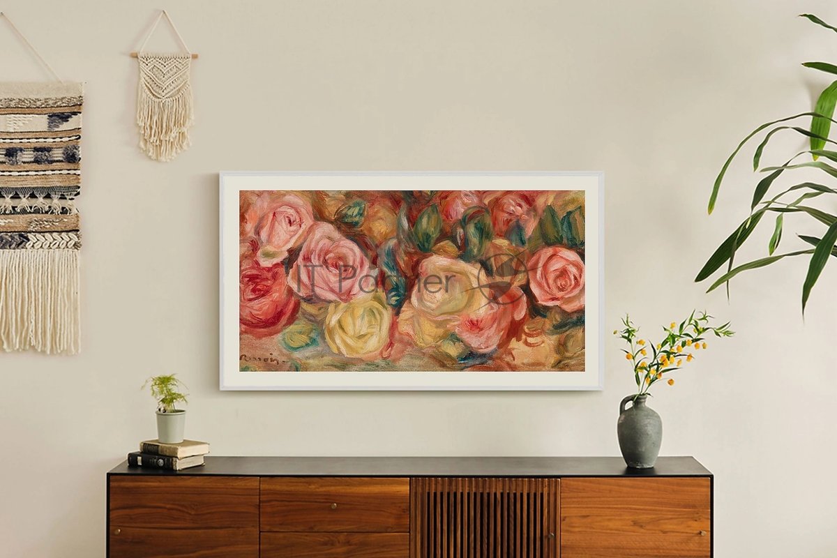 Телевизор Samsung 55" QE55LS03DAUXRU черный QLED UHD 120Hz Smart The Frame