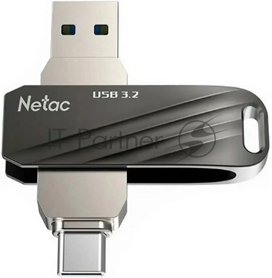 Флешка USB Netac US11 128Gb USB 3.0+TypeC Dual Flash