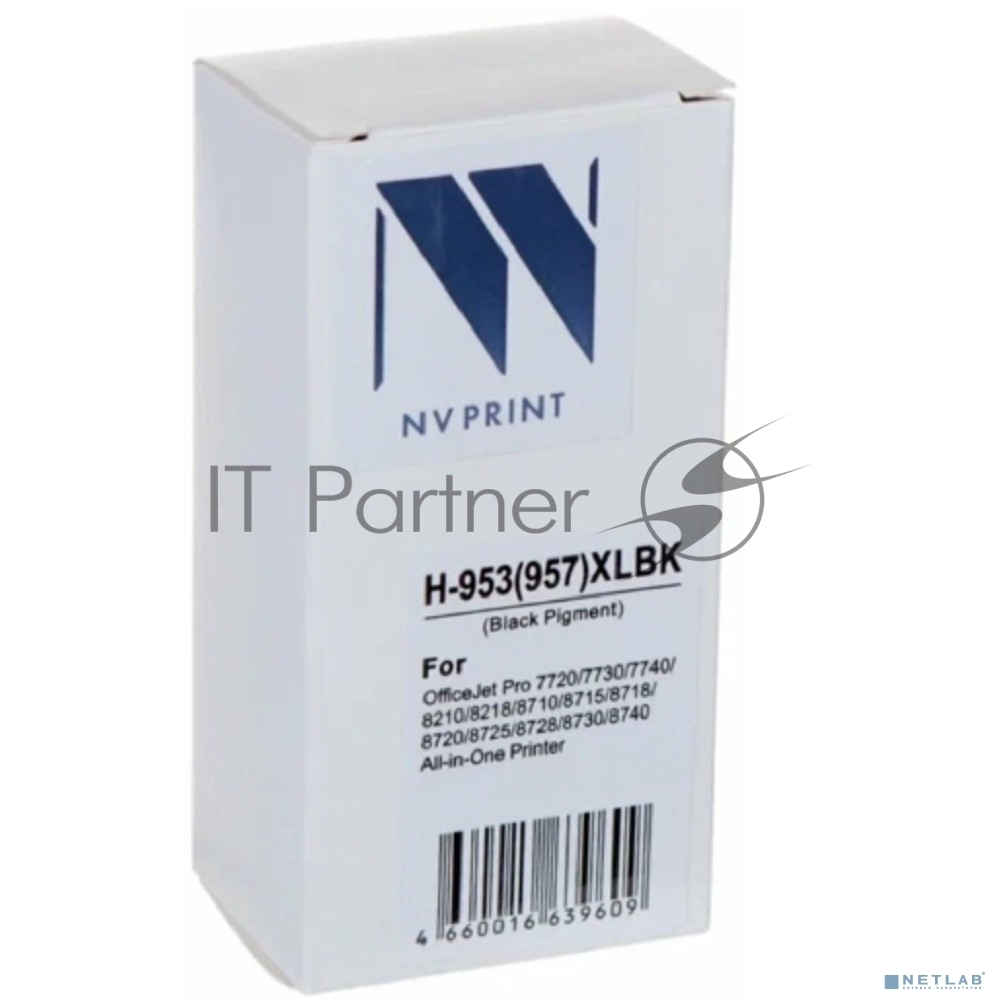 -/ Струйный картридж NV Print 953(957)XLBK (NV-L0S70AE)  Black для HP OfficeJet Pro 7720, 7730, 7740, 8210, 8218, 8710, 8715, 8720, 8725, 8730 (2000 стр) совместимый