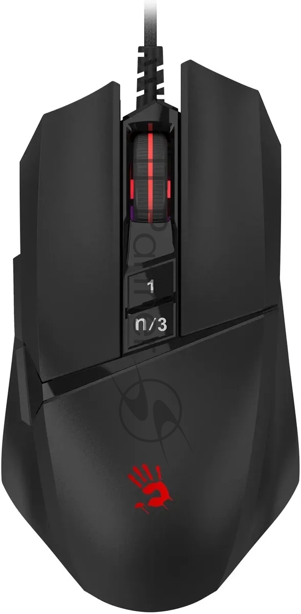 Мышь проводная A4Tech Bloody W65 Max Mini черный, 12000 dpi, USB, кнопки - 9