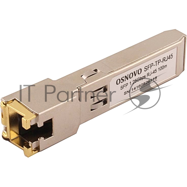 Трансивер OSNOVO Медный SFP модуль GE, до 1,25 Гбит/с, до 100м