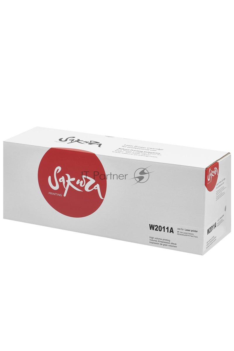 Картридж лазерный Sakura W2011A для HP Color LaserJet Enterprise M856dn/M776dn/MFP M776z/MFP M776zs, голубой, 13000 к.